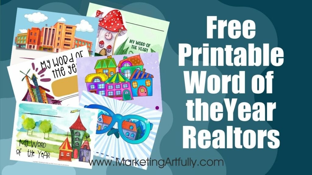 9 Free Word of the Year Printables for Real Estate Agents