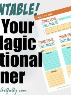 Make Your Own Magic - Free Printable Motivational Planner