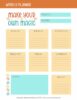Motivational Weekly Planner Pages – Free Printables – Marketing Artfully