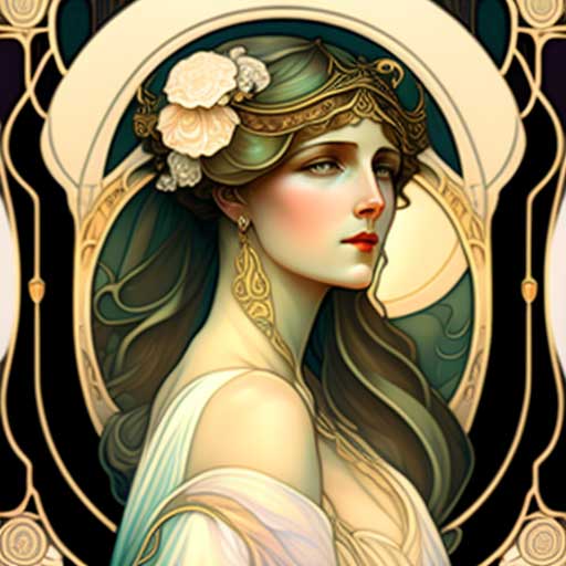 AI Art Prompts In The Style of Alphonse Mucha