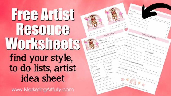 Free Artist Worksheets! To Dos, Ideas and Find Your Style – Marketing ...