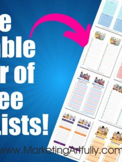 A Year of Coffee To Do Lists - Free Printable