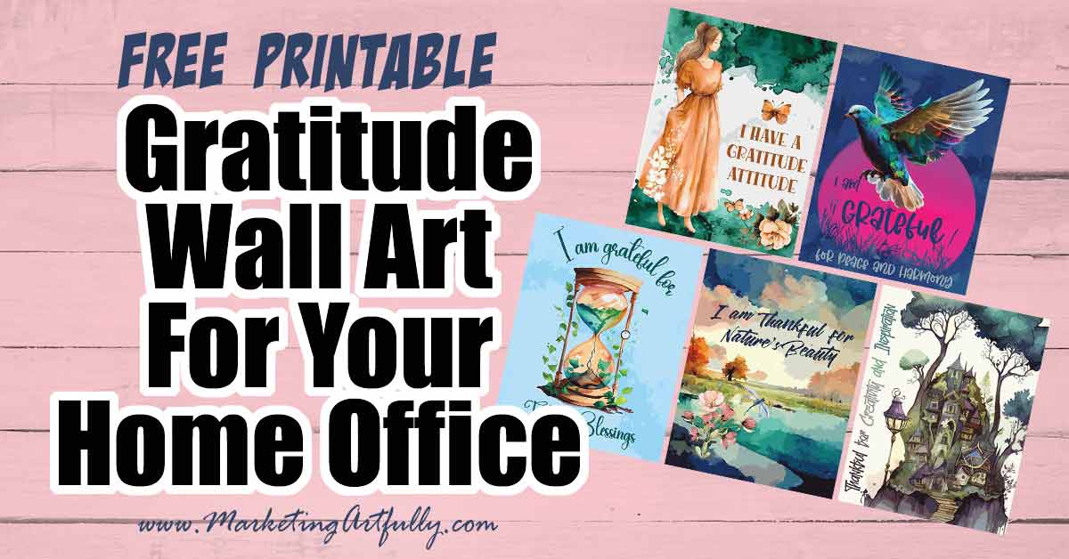 Free Printable Gratitude Wall Art Posters