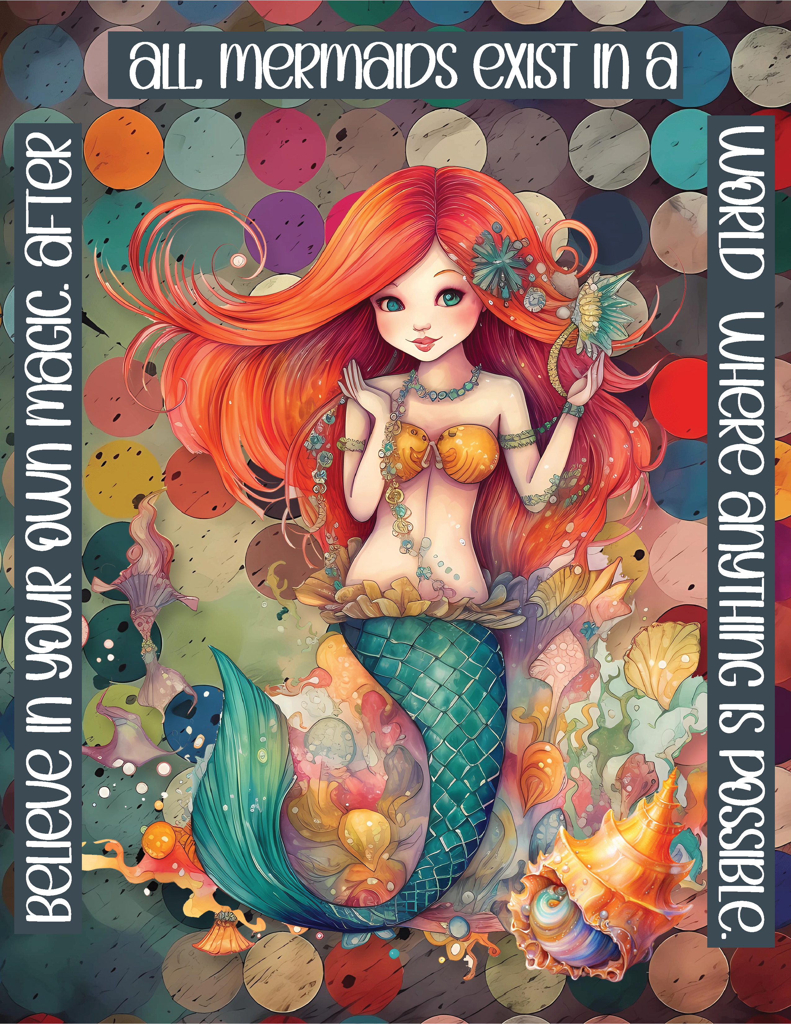 Believe In Your Own Magic - Free Mermaid Printable