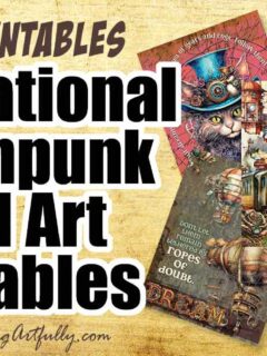 Steampunk Motivational Wall Art Posters - Free Printables