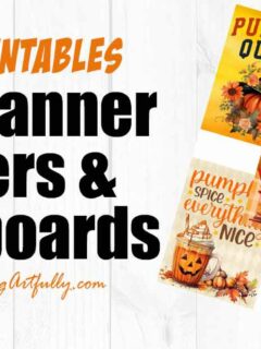 It's Fall Y'all! Free Printable Planner Covers or Dashboards