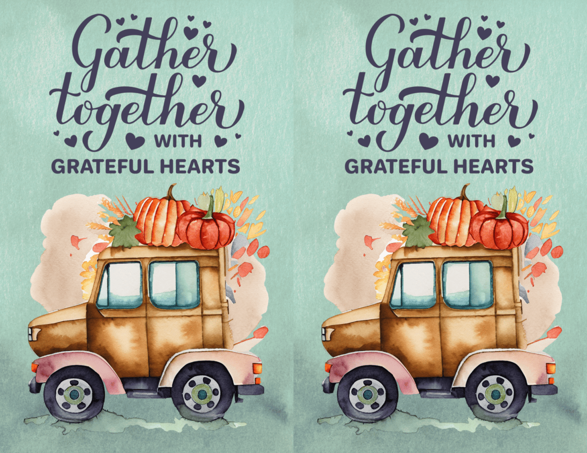 5 Thanksgiving Planner Covers and Dashboards - Free Printables