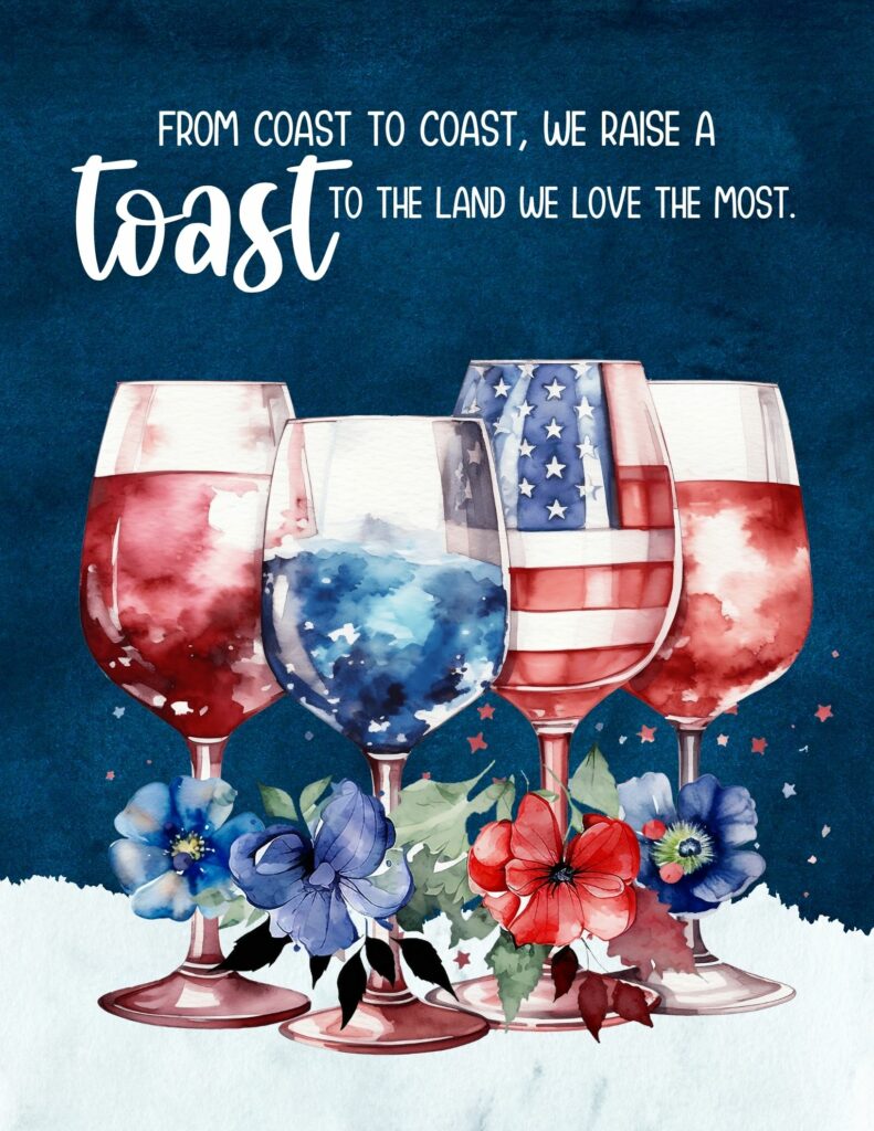 We Raise A Toast - Free Printable Planner Covers and Dashboards