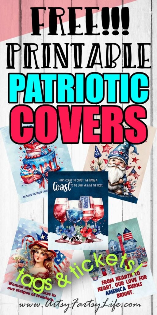 Patriotic Planner Covers and Dashboards - Free Printables!
