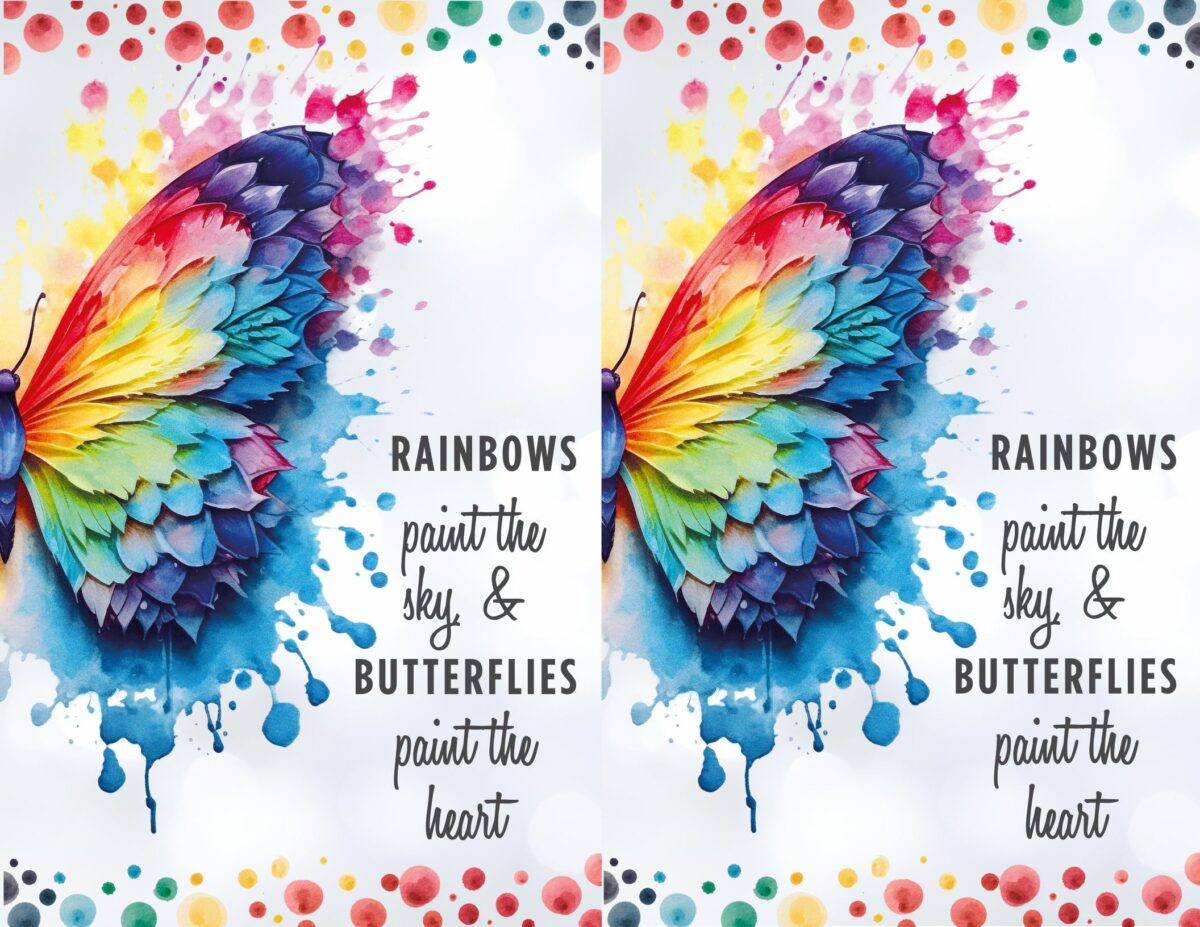 5 Rainbow Planner Covers or Dashboards – Free Printable – Marketing ...