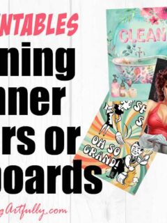 5 Free Cleaning Planner Covers or Dashboards