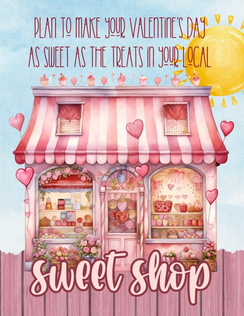 Sweet Shop - Planner Cover and Dashboard (Free Printable)