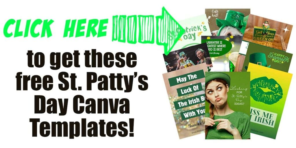 Claim Your 11 Free St. Patrick's Day Pinterest Pin Templates