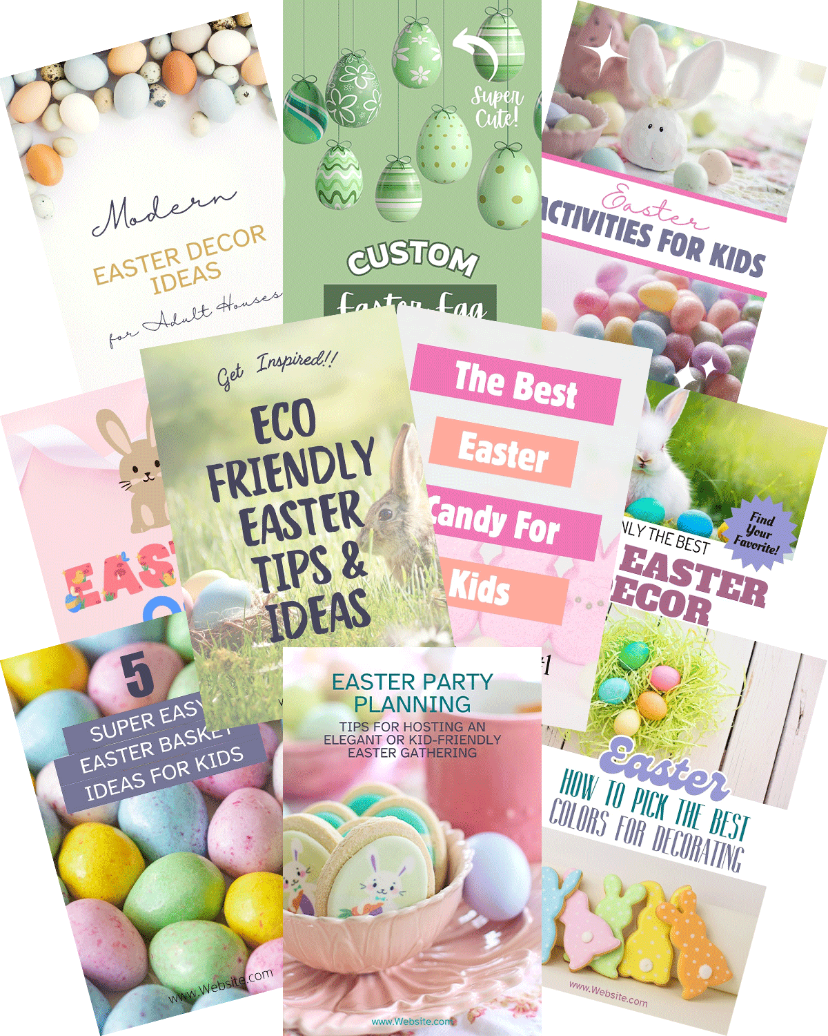 11 Free Easter Pin Templates for Your Business (Canva Edition!)