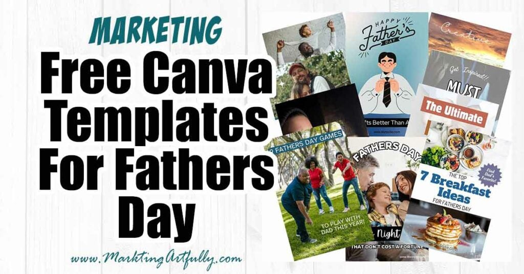 Free Canva Pinterest Templates For Fathers Day