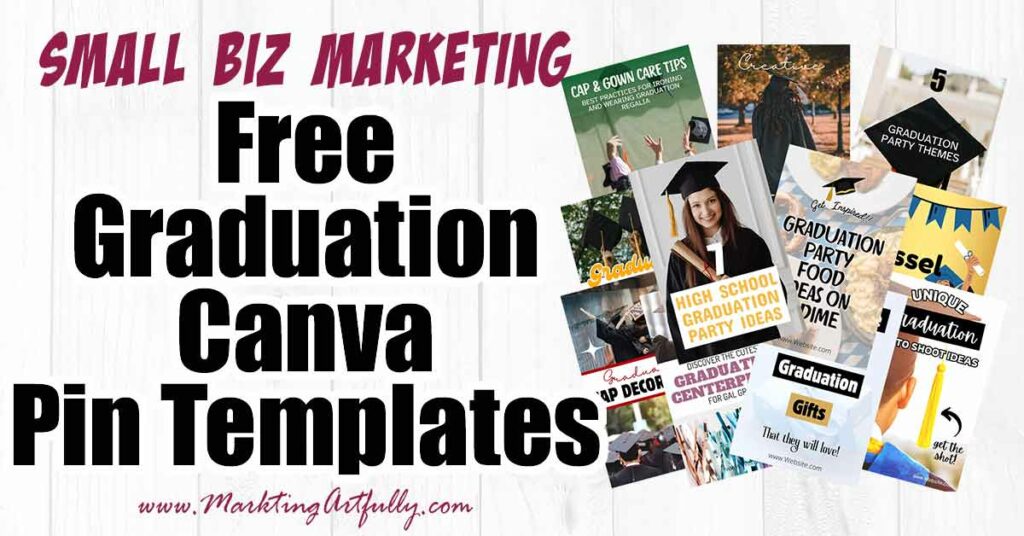 11 Free Canva Pinterest Pin Templates for Graduation
