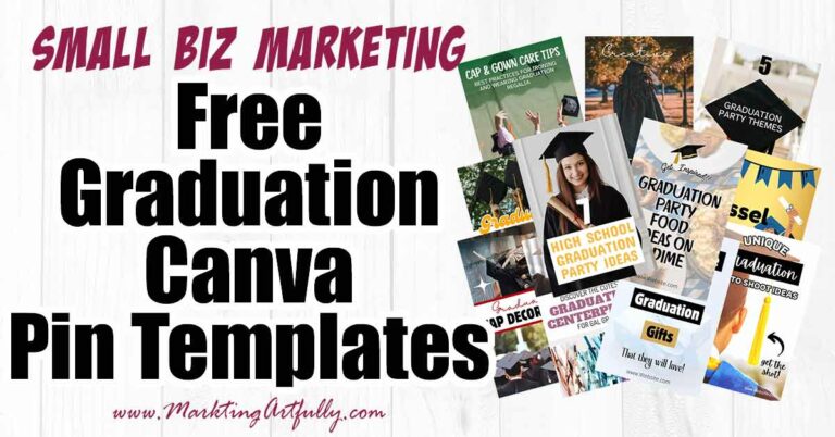 11 Free Canva Pinterest Pin Templates for Graduation