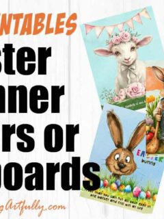 5 Free Printable Planner Covers (Easter Edition!)