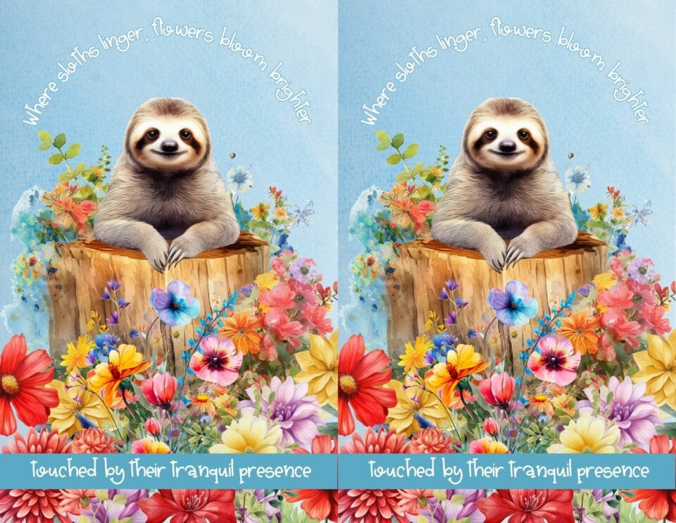 Sloths! 5 Free Printable Planner Covers or Dashboards – Marketing Artfully