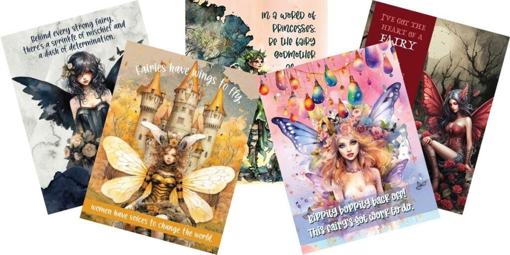 Inspirational Fairy Wall Art - Free Printables
