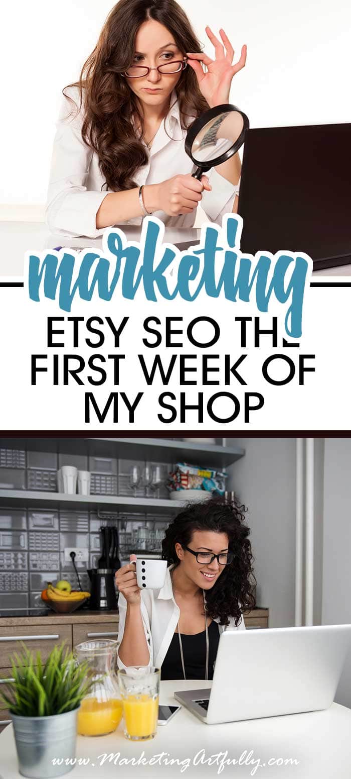 Checking My Etsy SEO For The First Week of My Shop