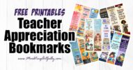 Free Printable Teacher Bookmarks – Appreciation Gift – Marketing Artfully