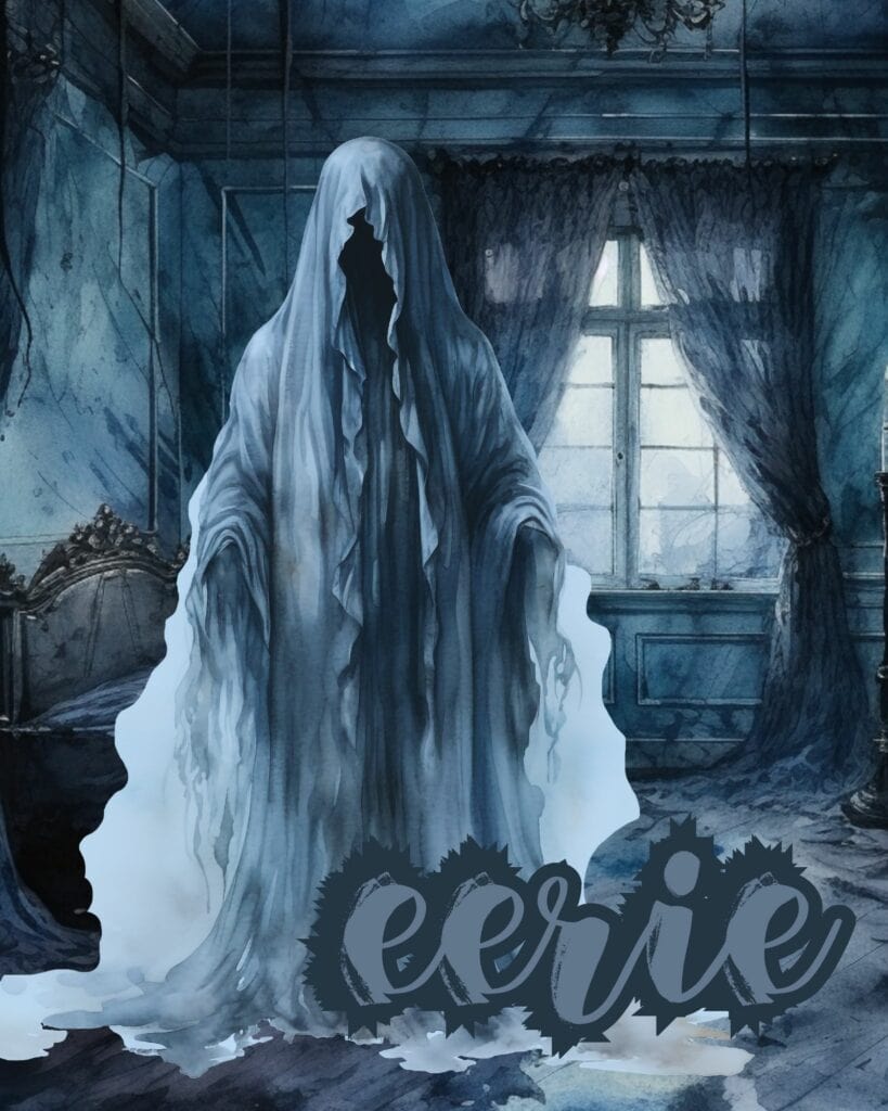 Eerie - Free Printable Gothic Wall Art Poster