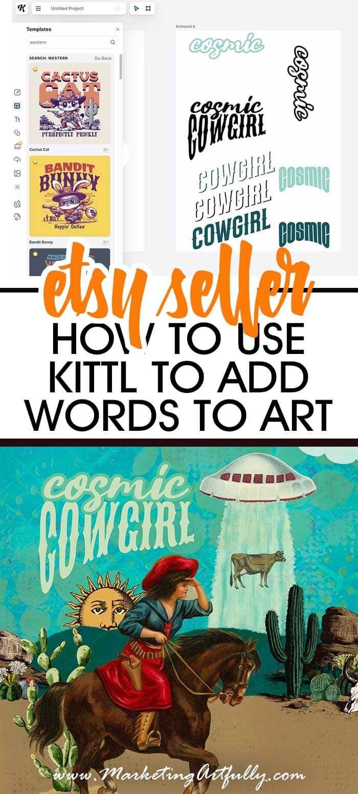 How To Add Words To Your Art With Kittl