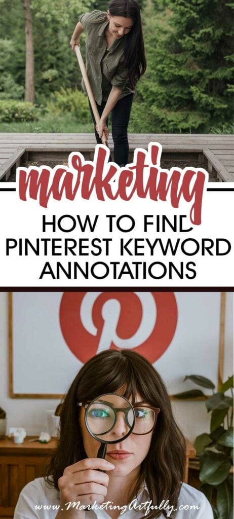 How To Find Keywords To Use In Pinterest - Annotations