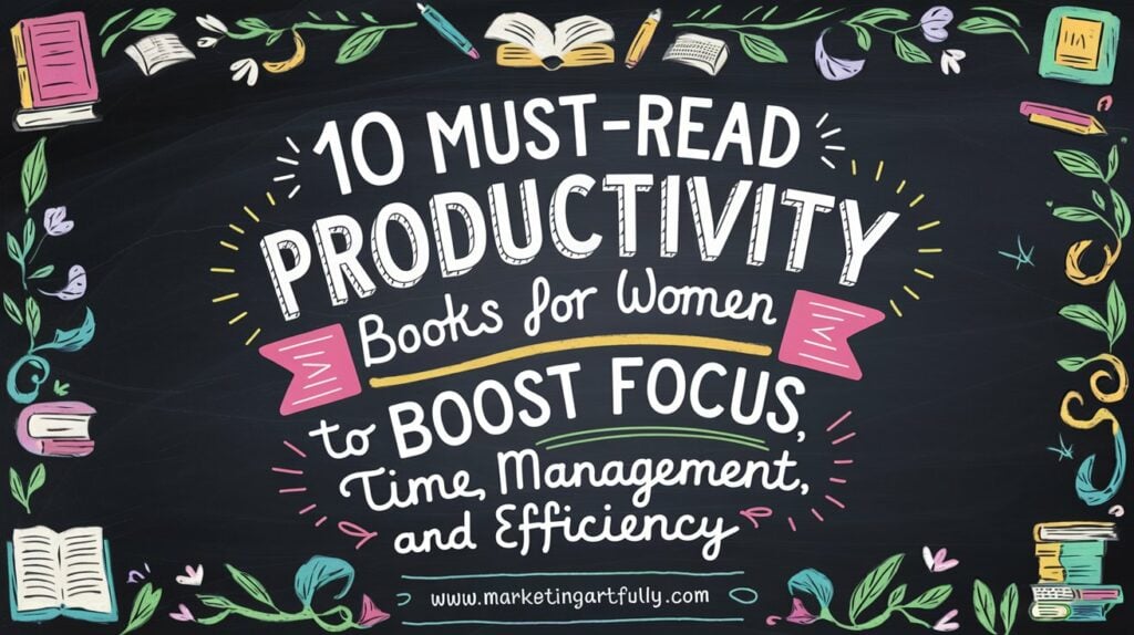 10 Must-Read Productivity Books for Women to Boost Focus, Time Management, and Efficiency