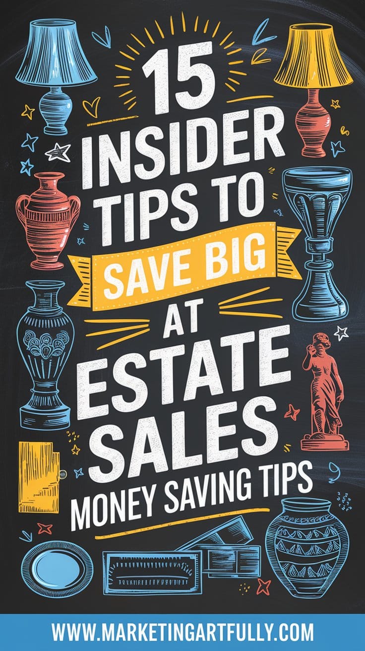 15 Insider Tips To Save Big at Estate Sales - Money Saving Tips