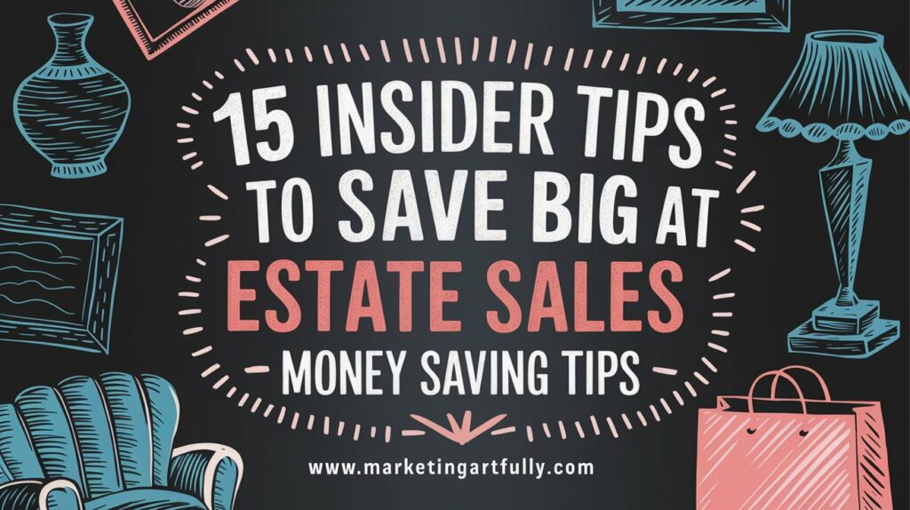 15 Insider Tips To Save Big at Estate Sales - Money Saving Tips