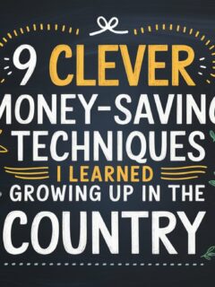 9 Clever Money-Saving Techniques I Learned Growing Up in the Country