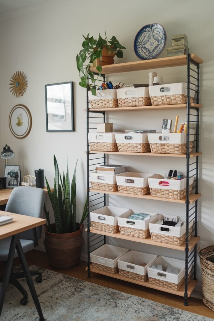 Organize With Baskets and Bins