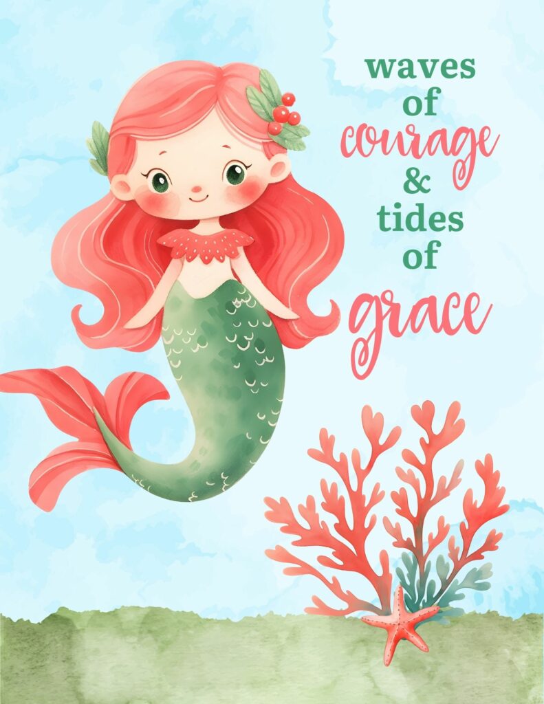 Waves of Courage & Tides of Grace - Daily planner ideas