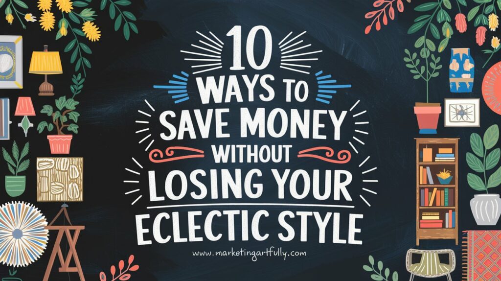 10 Ways to Save Money Without Losing Your Eclectic Style