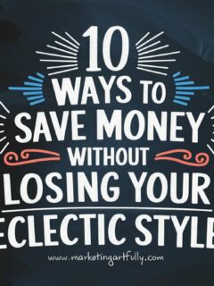 10 Ways to Save Money Without Losing Your Eclectic Style