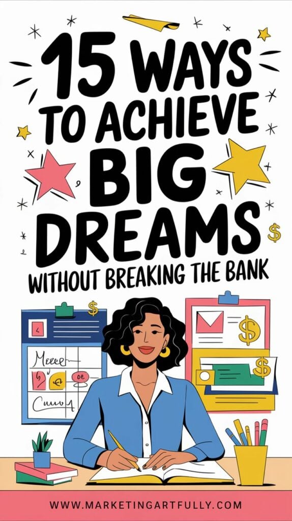 15 Ways To Achieve Big Dreams Without Breaking The Bank