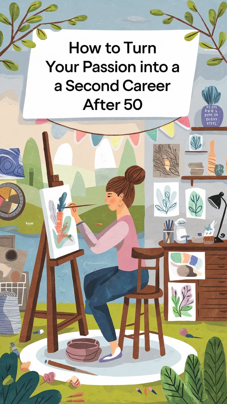 How to Turn Your Passion Into a Second Career After 50