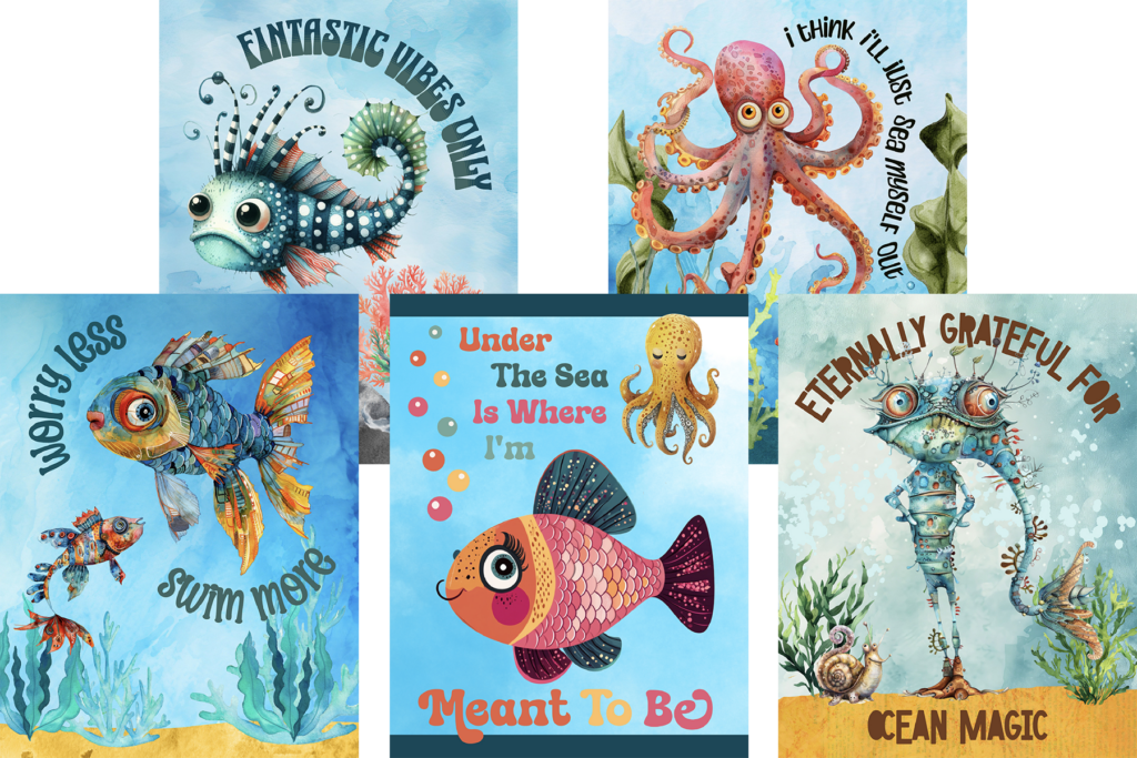 Quirky Creatures - Under the Sea Freebies