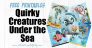 Quirky Creatures - Under the Sea Freebies