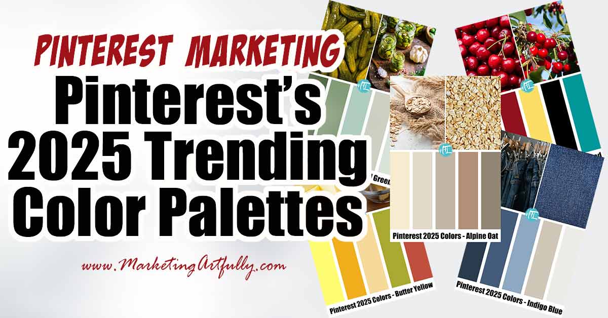 Pinterest’s 2025 Trending Color Palettes: Cherry Red, Butter Yellow, Aura Indigo, Dill Green, and Alpine Oat