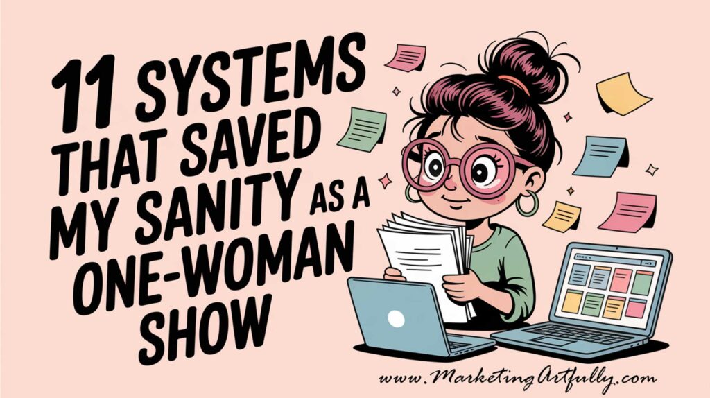 11 Systems That Saved My Sanity as a One-Woman Show 11 Systems That Saved My Sanity as a One-Woman Show