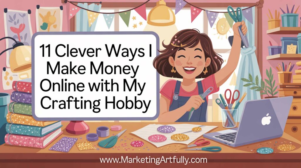 11 Clever Ways I Make Money Online With My Crafting Hobby (Yes, It All Adds Up!)