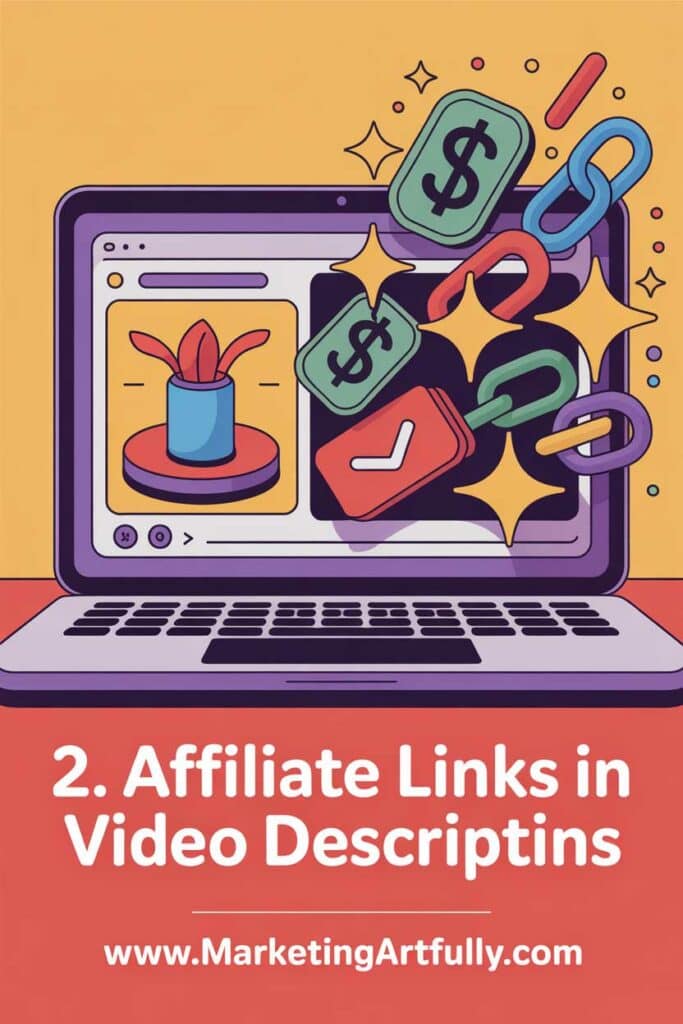 2. Affiliate Links in Video Descriptions 2. Affiliate Links in Video Descriptions