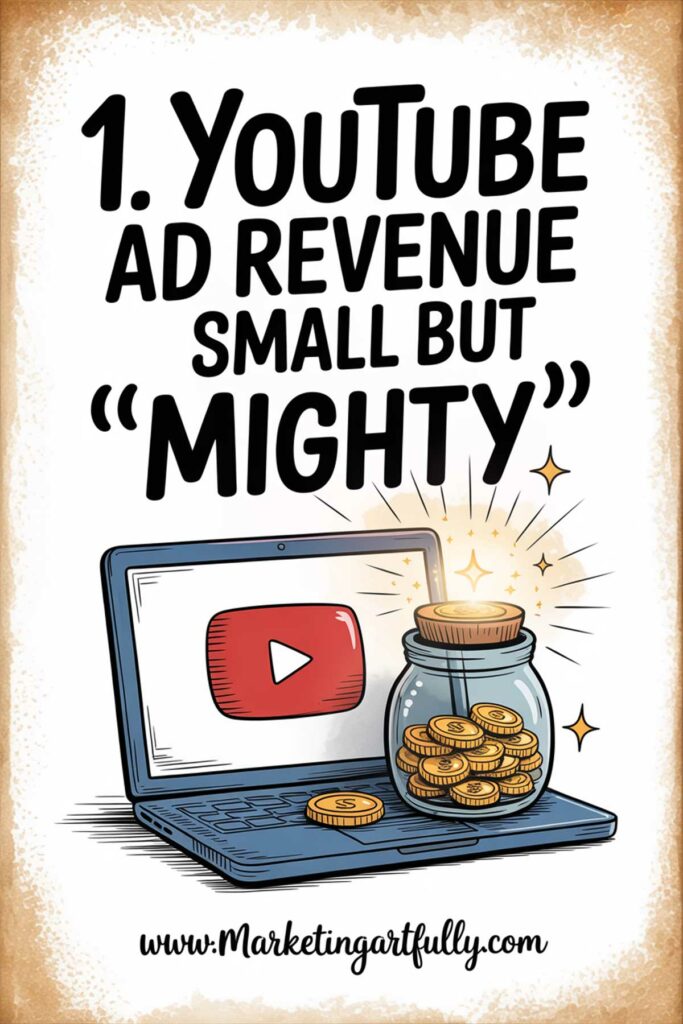 1. YouTube Ad Revenue – Small But Mighty 1. YouTube Ad Revenue – Small But Mighty
