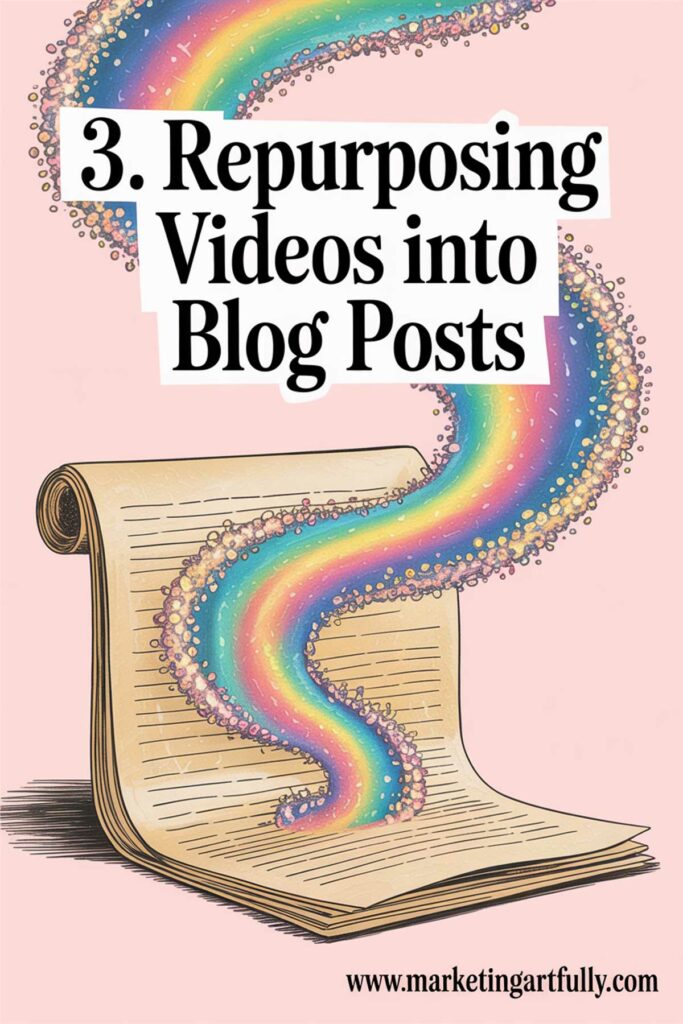 3. Repurposing Videos into Blog Posts 3. Repurposing Videos into Blog Posts