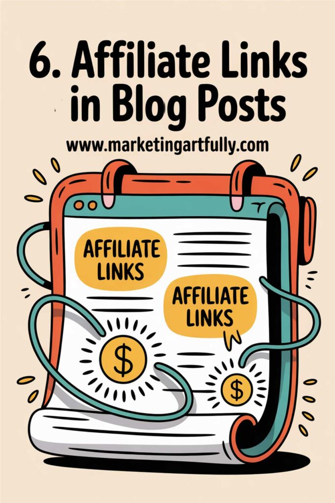 6. Affiliate Links in Blog Posts 6. Affiliate Links in Blog Posts
