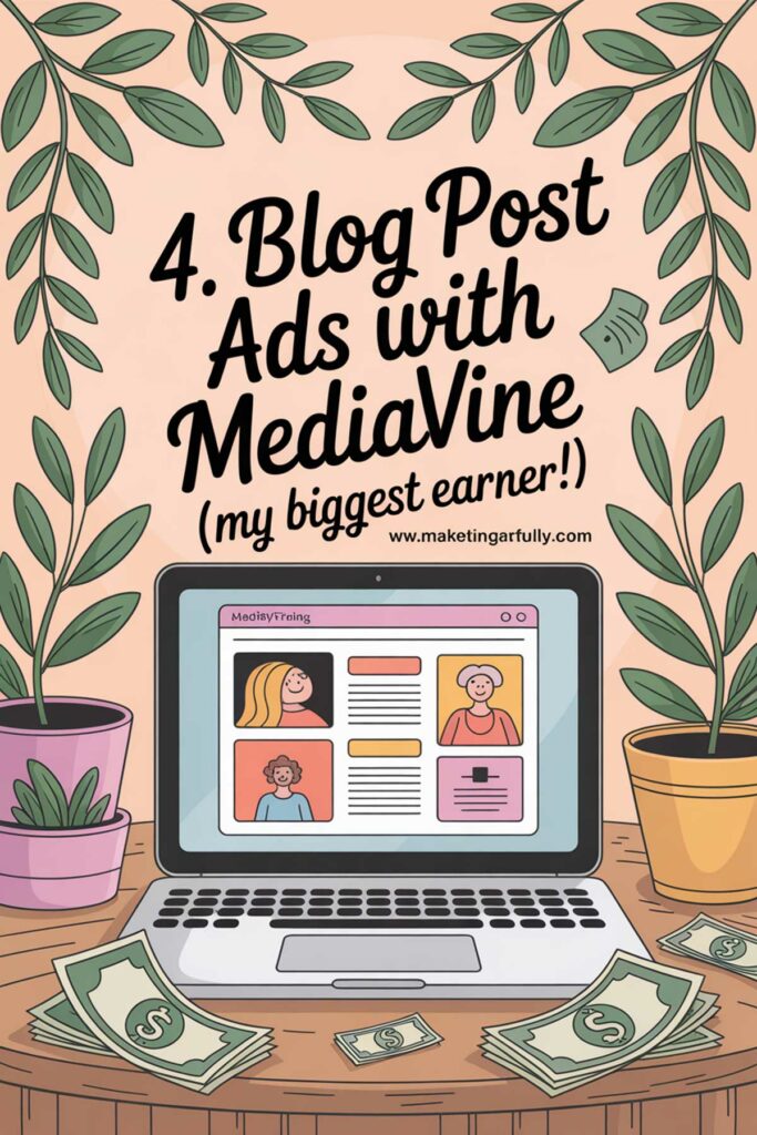 4. Blog Post Ads with Mediavine (My Biggest Earner!) 4. Blog Post Ads with Mediavine (My Biggest Earner!)