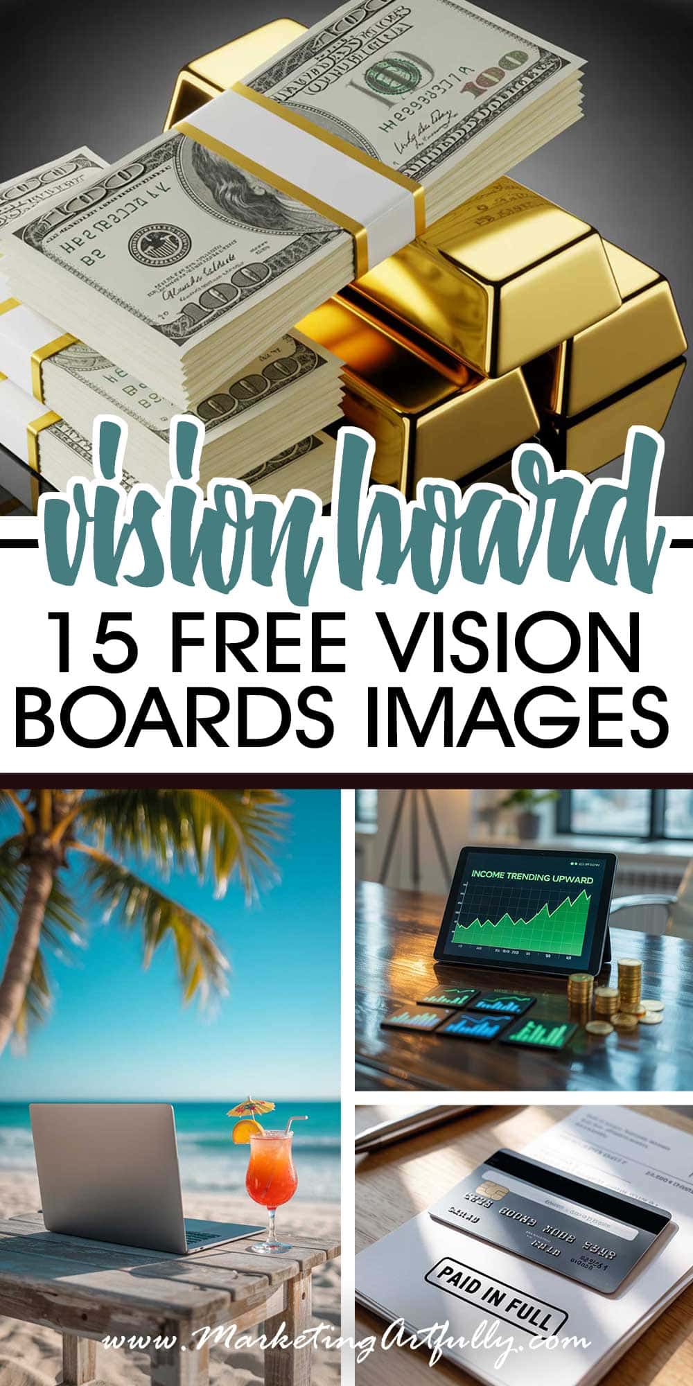 15 Free Images to Include on a Wealth-Building Vision Board